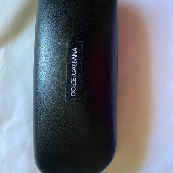Dolce & Gabbana Glasses Eyeglasses HardShell Clamshell Case Only 6"L x 2"W x 1"H - Picture 8 of 9